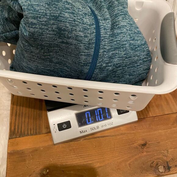 Van Heusen Air Blue Quarter Zip Long Sleeve Activewear Mens Size Small - Picture 6 of 6